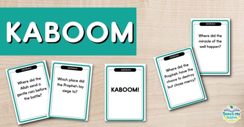 Kaboom islamic game