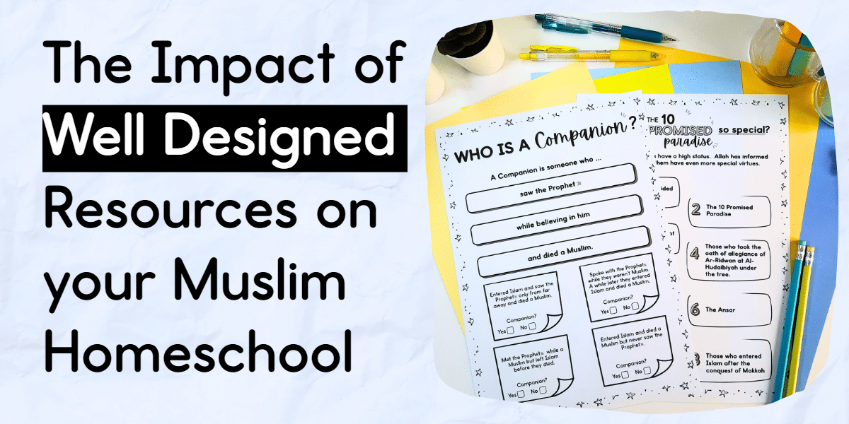 Who is a Companion worksheet as an example of a well-designed resource