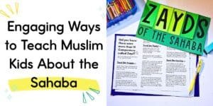 A Zayds of the Sahaba resource for kids to teach them about all the different comapnions named Zayd