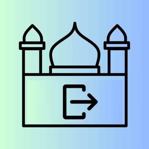Exiting Masjid Duaa Icon