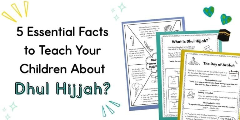 Facts and dhul hijjah activities for kids