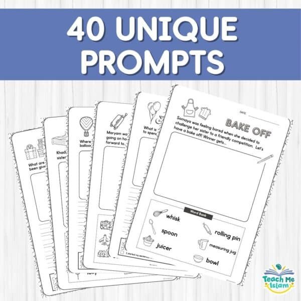 Islamic Story Starters & Creative Writing Pack