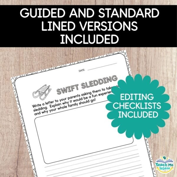 Seasonal Islamic Guided Writing Journals