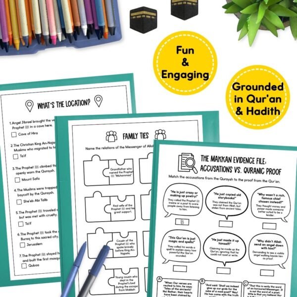 Steps Through the Seerah: Part One — The Makkan Period (Complete Curriculum Unit & Worksheets)